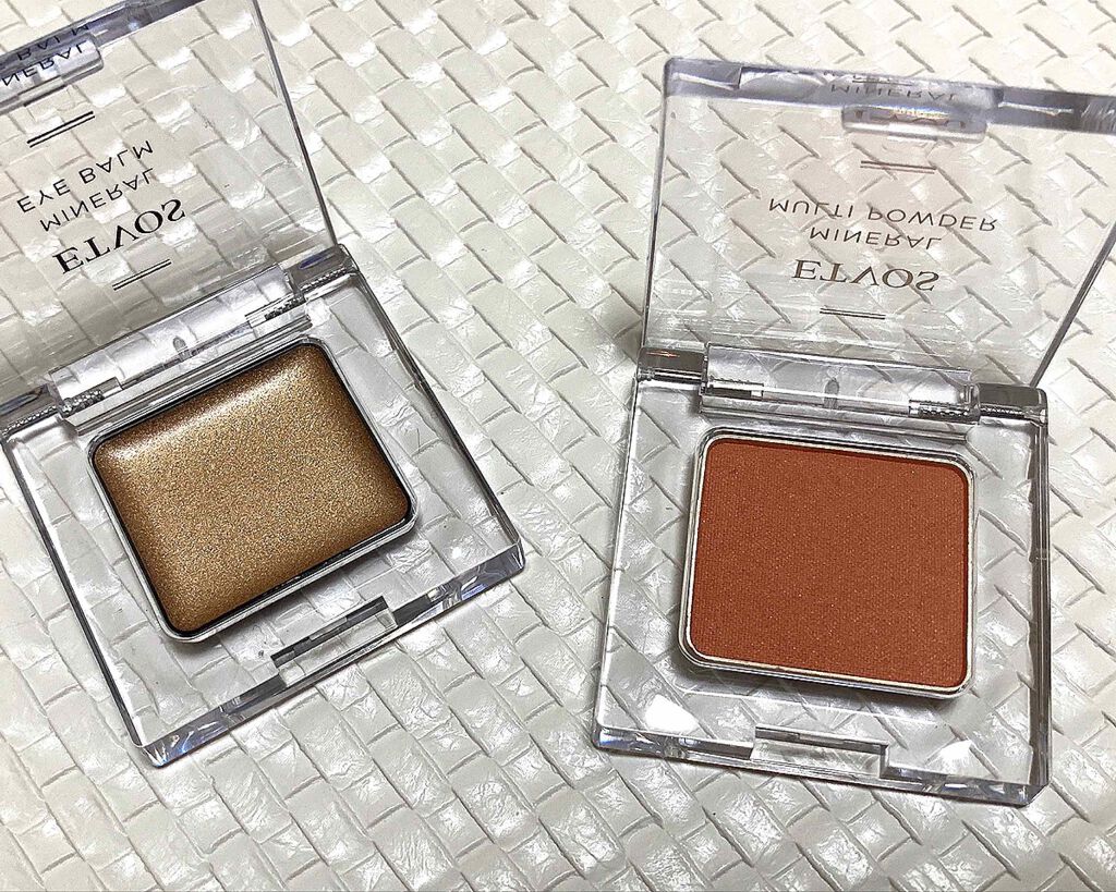 ミネラルマルチパウダー/エトヴォス/単色アイシャドウを使ったクチコミ（2枚目）