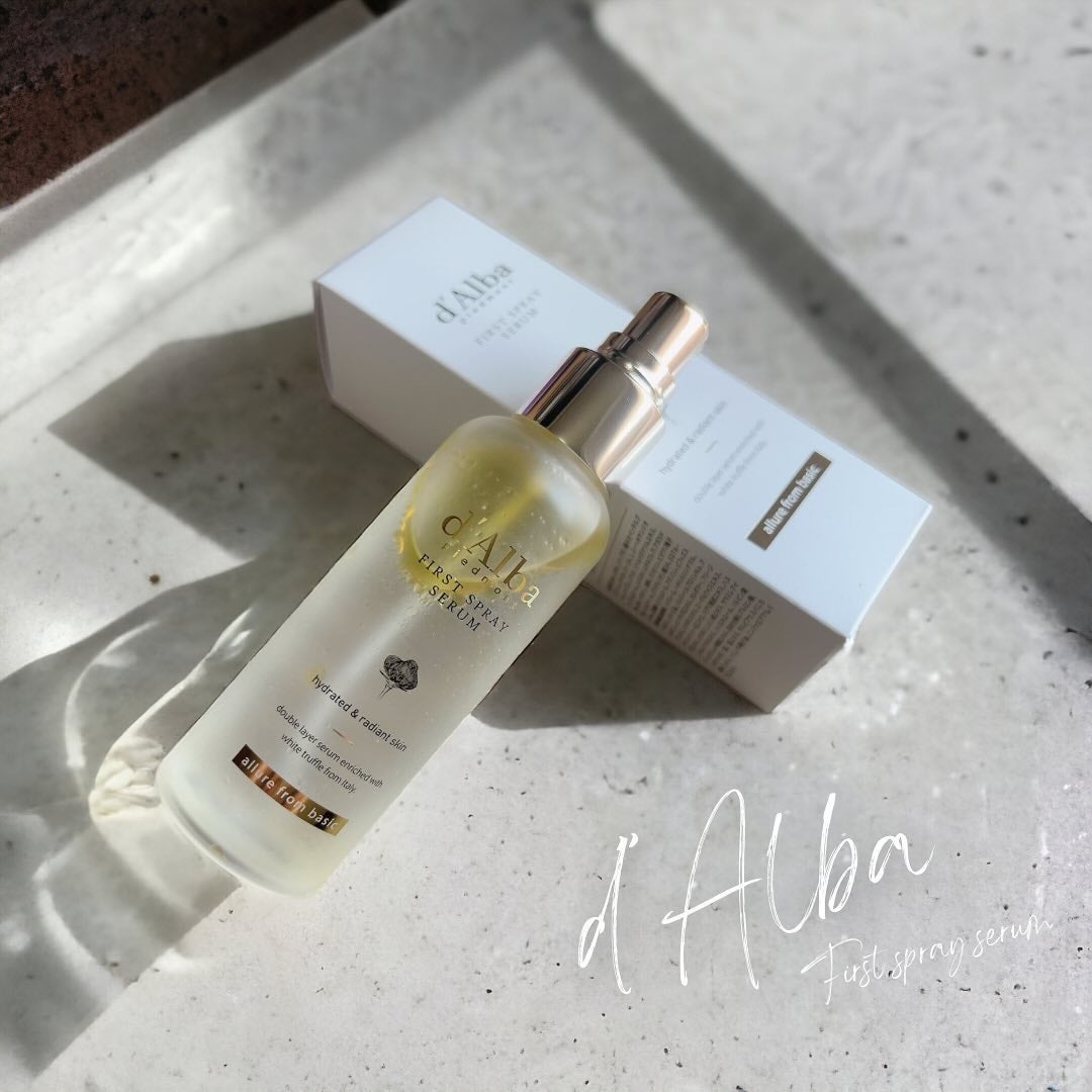 ダルバ ホワイトトリュフファーストスプレーセラム/ダルバ/ミスト状化粧水を使ったクチコミ(1枚目)