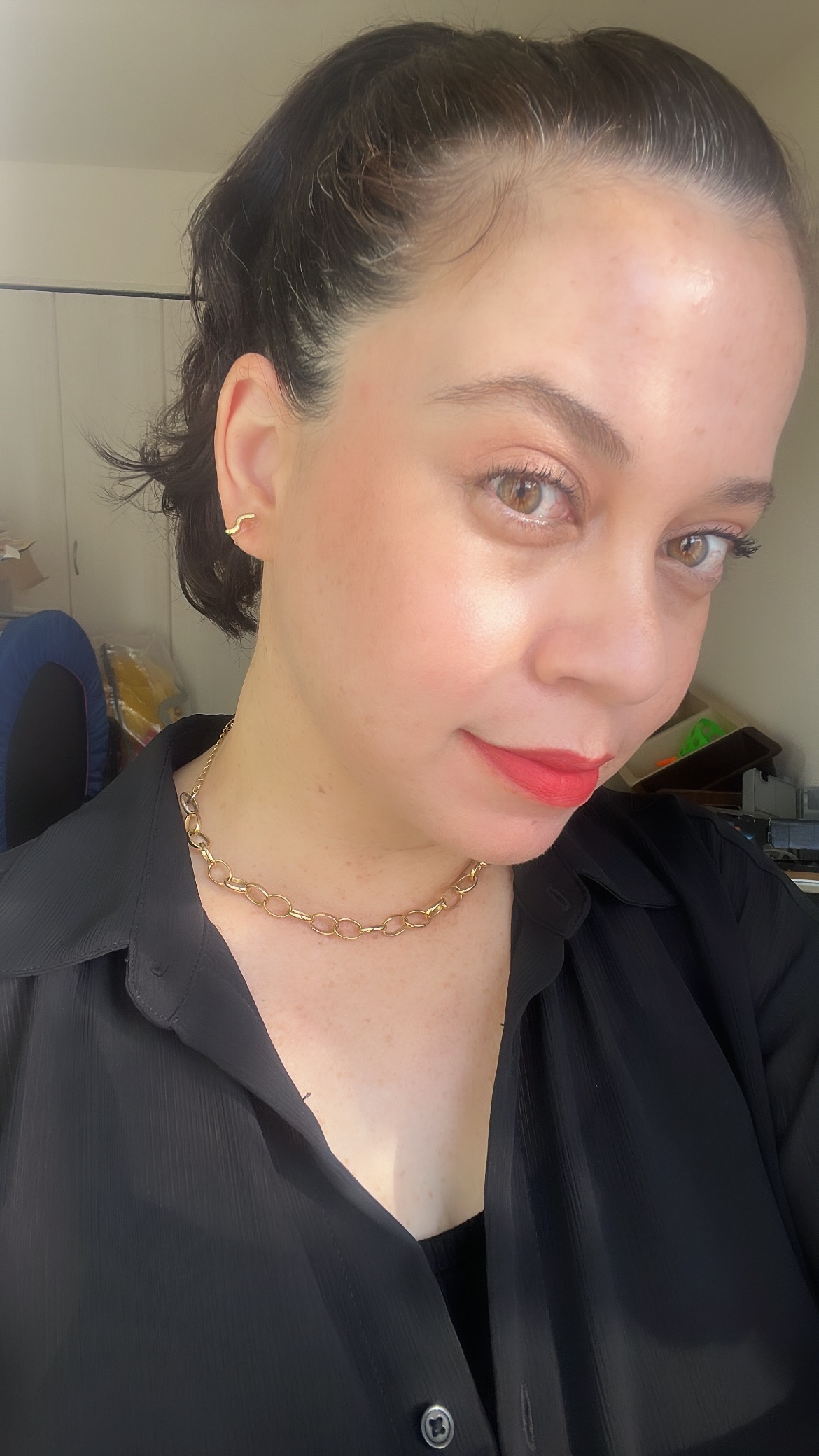 オブジェリキッド 005 Stunning/MUZIGAE MANSION/口紅を使ったクチコミ（2枚目）