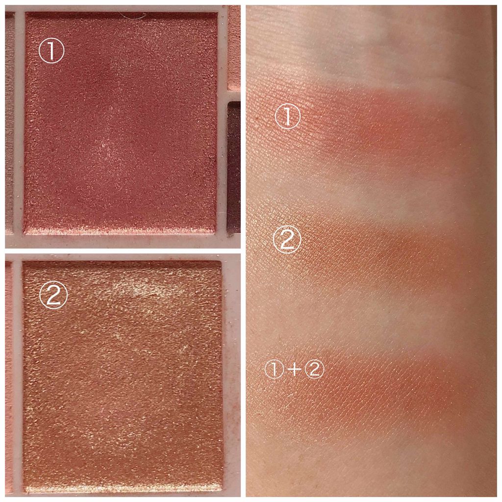 ジジ・ハディッド限定コレクション ミニ パレット/MAYBELLINE NEW YORK/アイシャドウパレットを使ったクチコミ（3枚目）