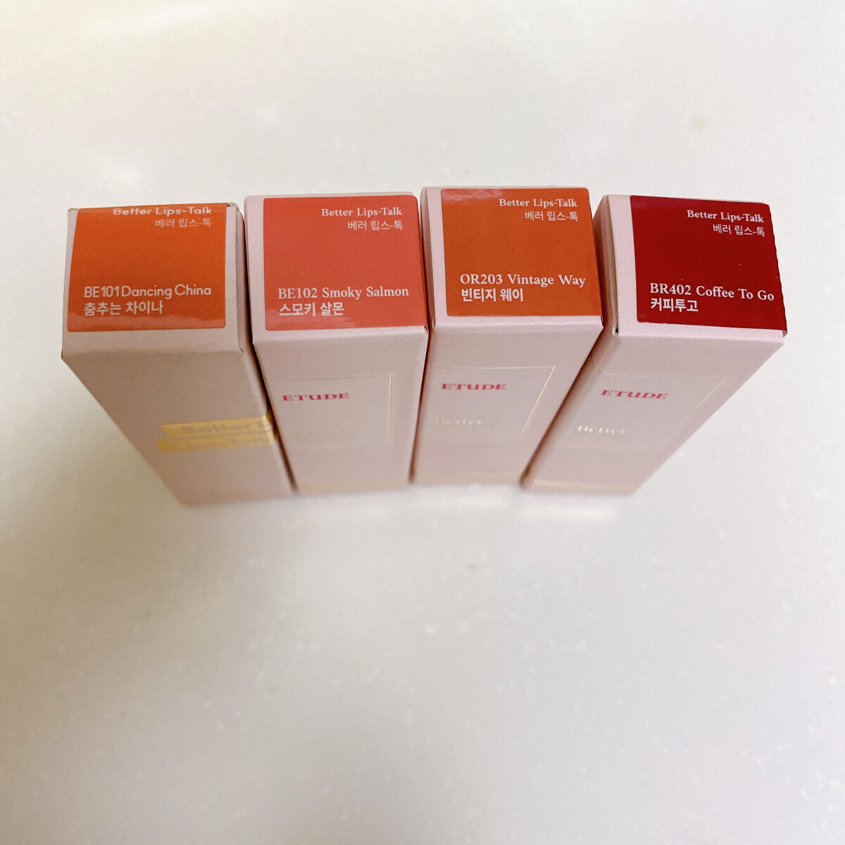 ベターリップトーク BR402 テイクアウトコーヒー/ETUDE/口紅を使ったクチコミ（2枚目）