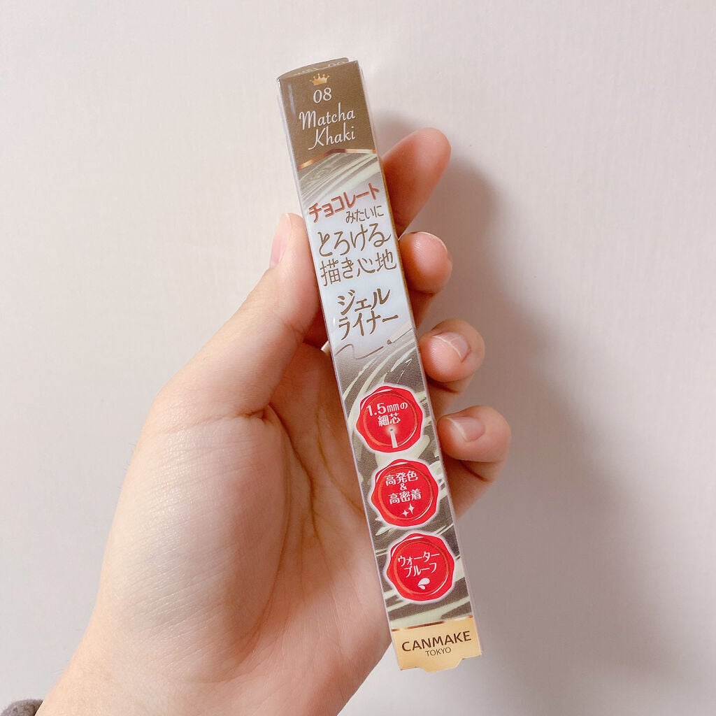 クリーミータッチライナー/キャンメイク/ジェルアイライナーを使ったクチコミ(1枚目)