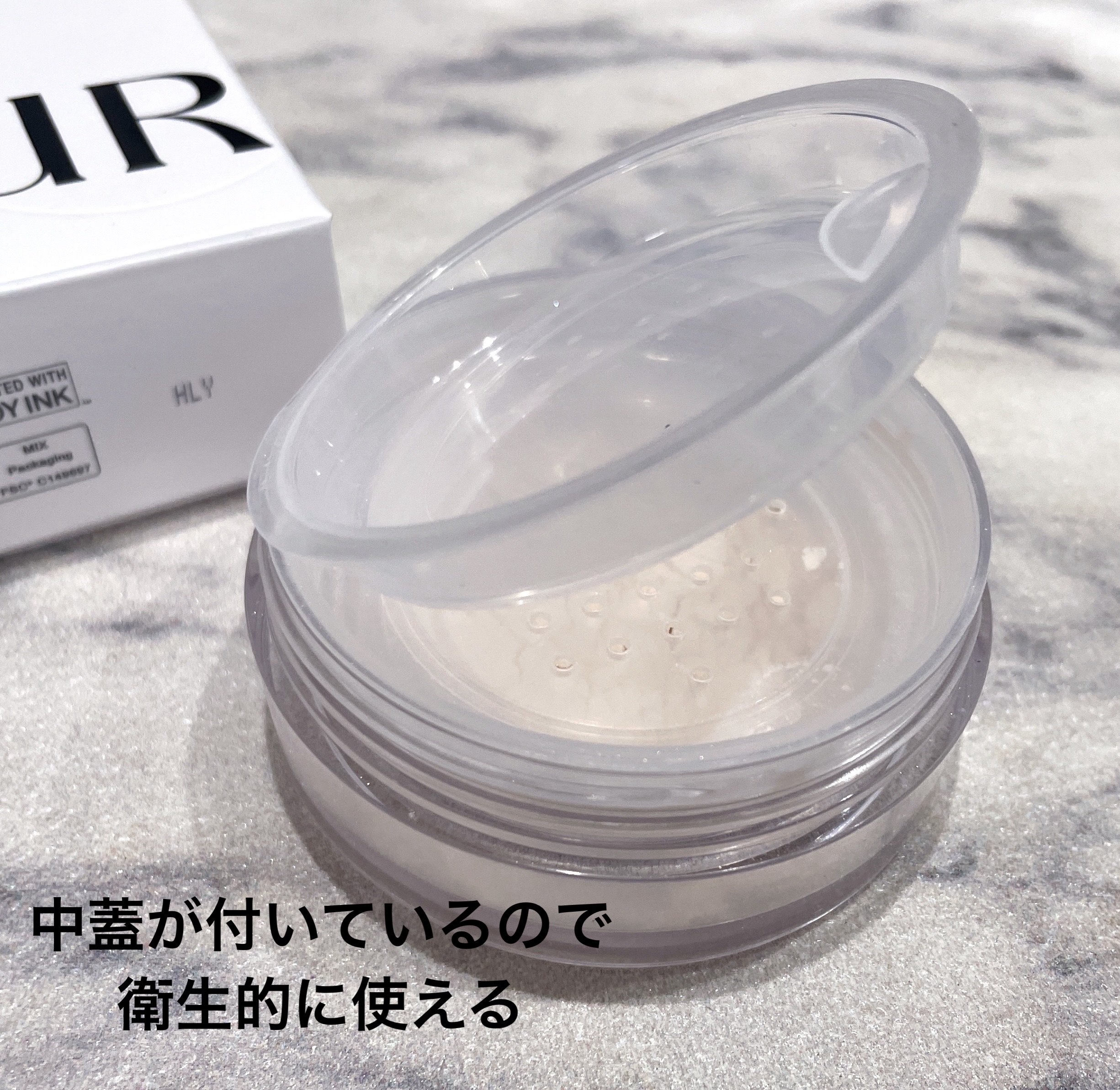 セラムフィット ルースフェイスパウダー/ByUR/ルースパウダーを使ったクチコミ（2枚目）