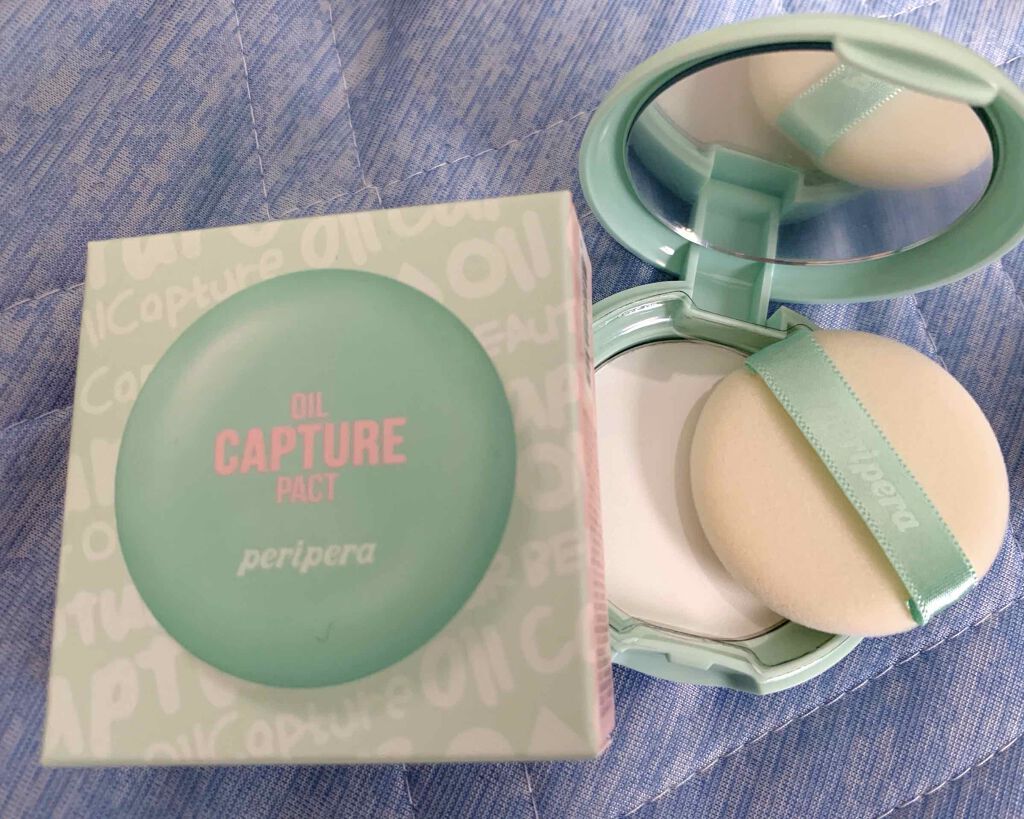 オイルキャプチャーパクト/PERIPERA/プレストパウダーを使ったクチコミ(2枚目)