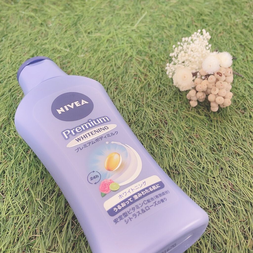 プレミアムボディミルク ホワイトニング【医薬部外品】		/ニベア/ボディミルクを使ったクチコミ（1枚目）