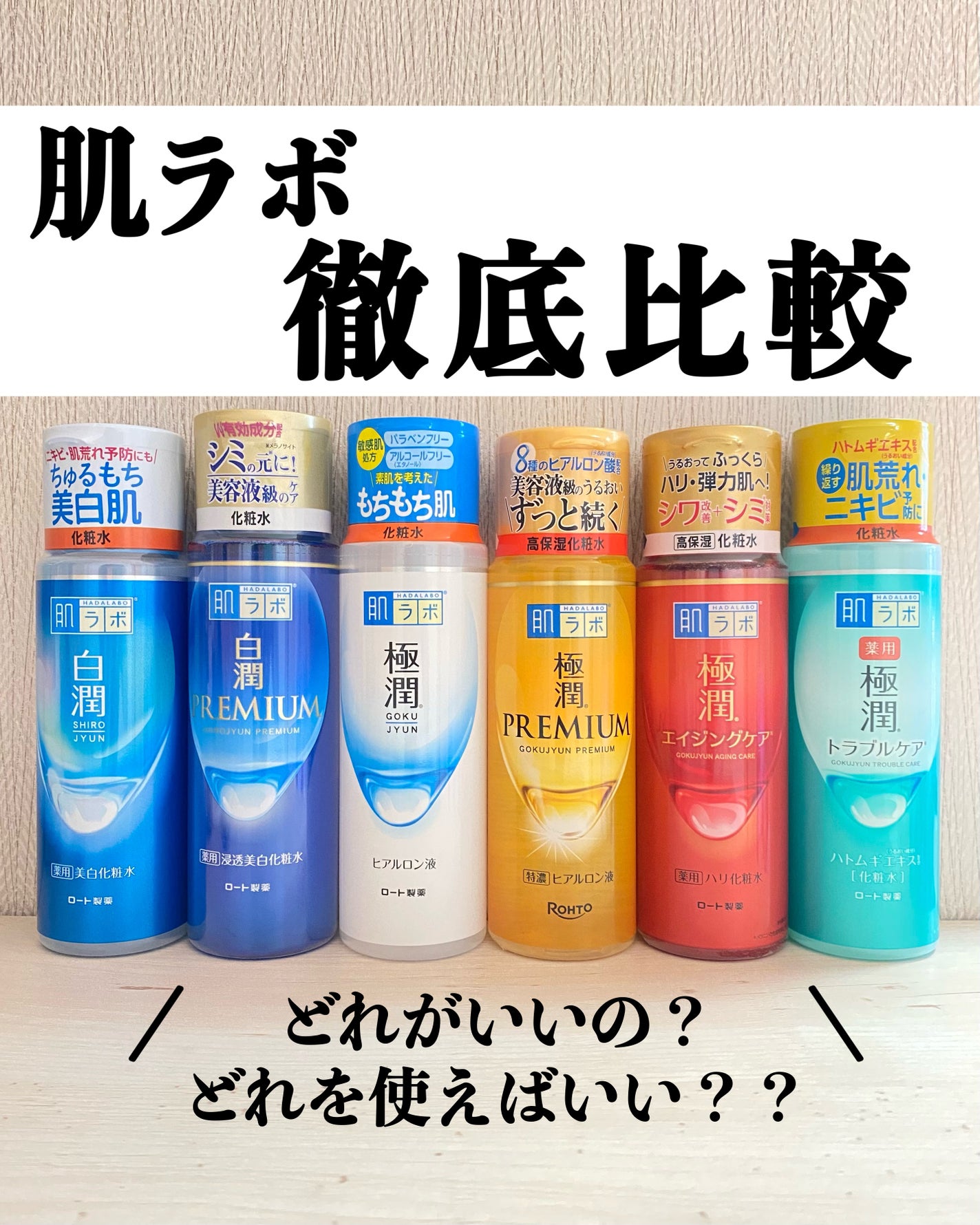 薬用 極潤 スキンコンディショナー/肌ラボ/化粧水を使ったクチコミ(1枚目)