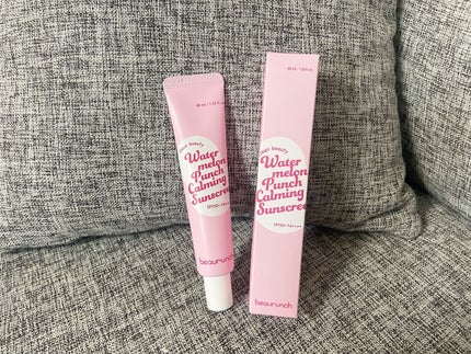 ウォーターメロン パンチ カミング サンスクリーン / スイカサンクリーム / SPF 50+ PA++++  /ビューランチ/日焼け止めクリームを使ったクチコミ(1枚目)
