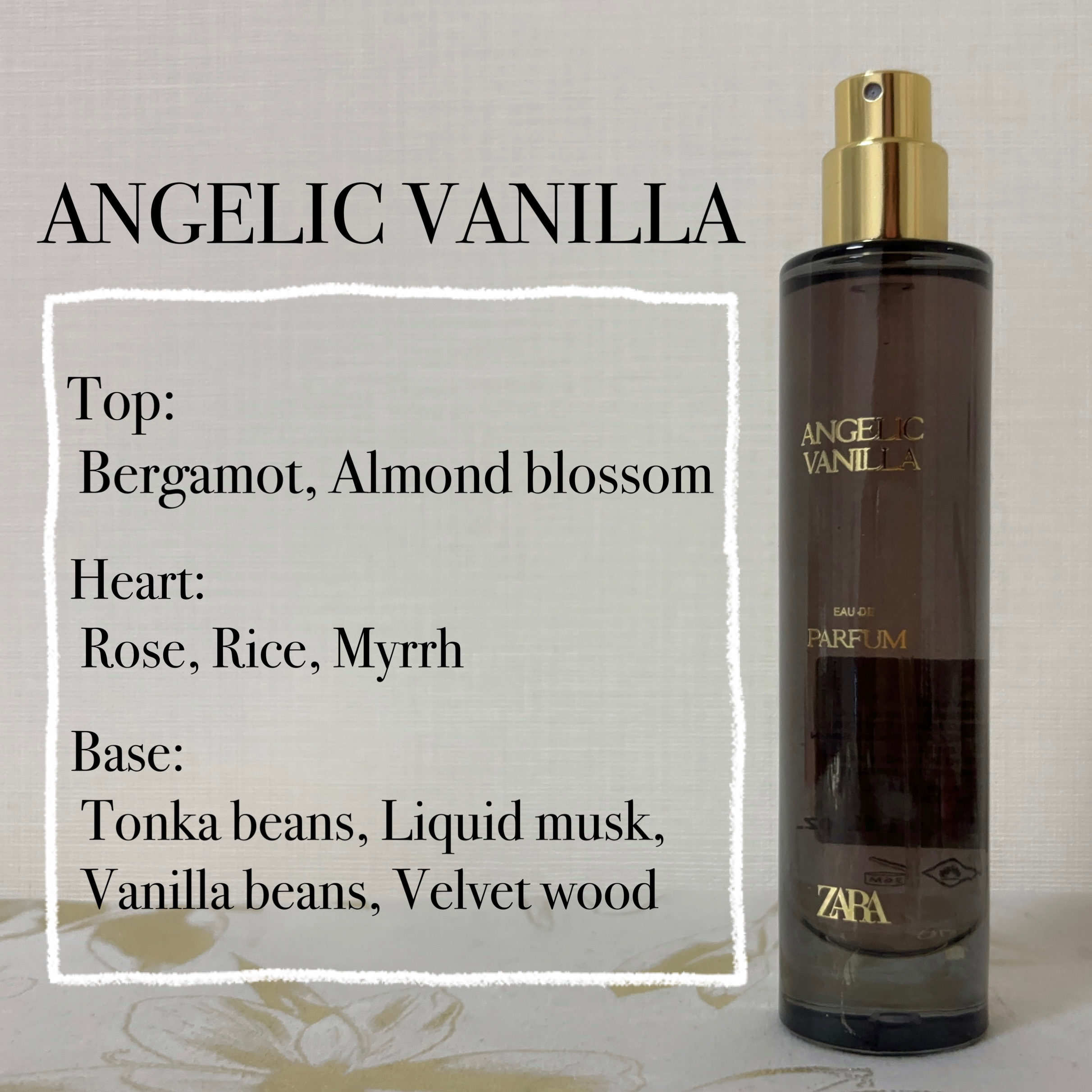 ANGELIC VANILLA/ZARA/香水(レディース)を使ったクチコミ（2枚目）