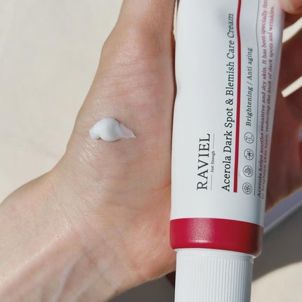 アセロラダークスポット&ブレミッシュ ケア クリーム/RAVIEL/フェイスクリームを使ったクチコミ(5枚目)