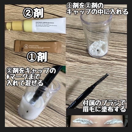 BROW BLEACH/ENTROPY/ブリーチ剤を使ったクチコミ(2枚目)