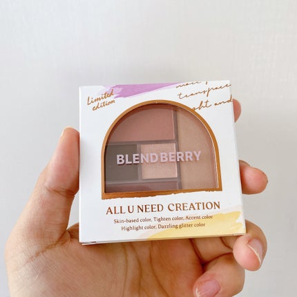 ブレンドベリー オールユーニード クリエイション/BLEND BERRY/マルチパレットを使ったクチコミ(4枚目)