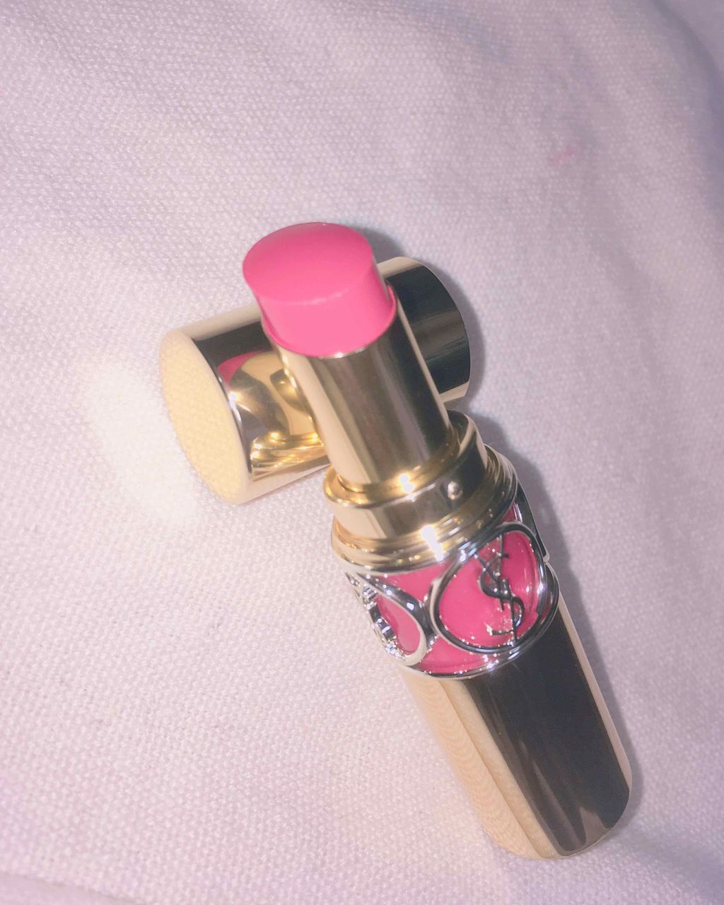 ルージュ ヴォリュプテ シャイン/YVES SAINT LAURENT BEAUTE/口紅を使ったクチコミ(1枚目)