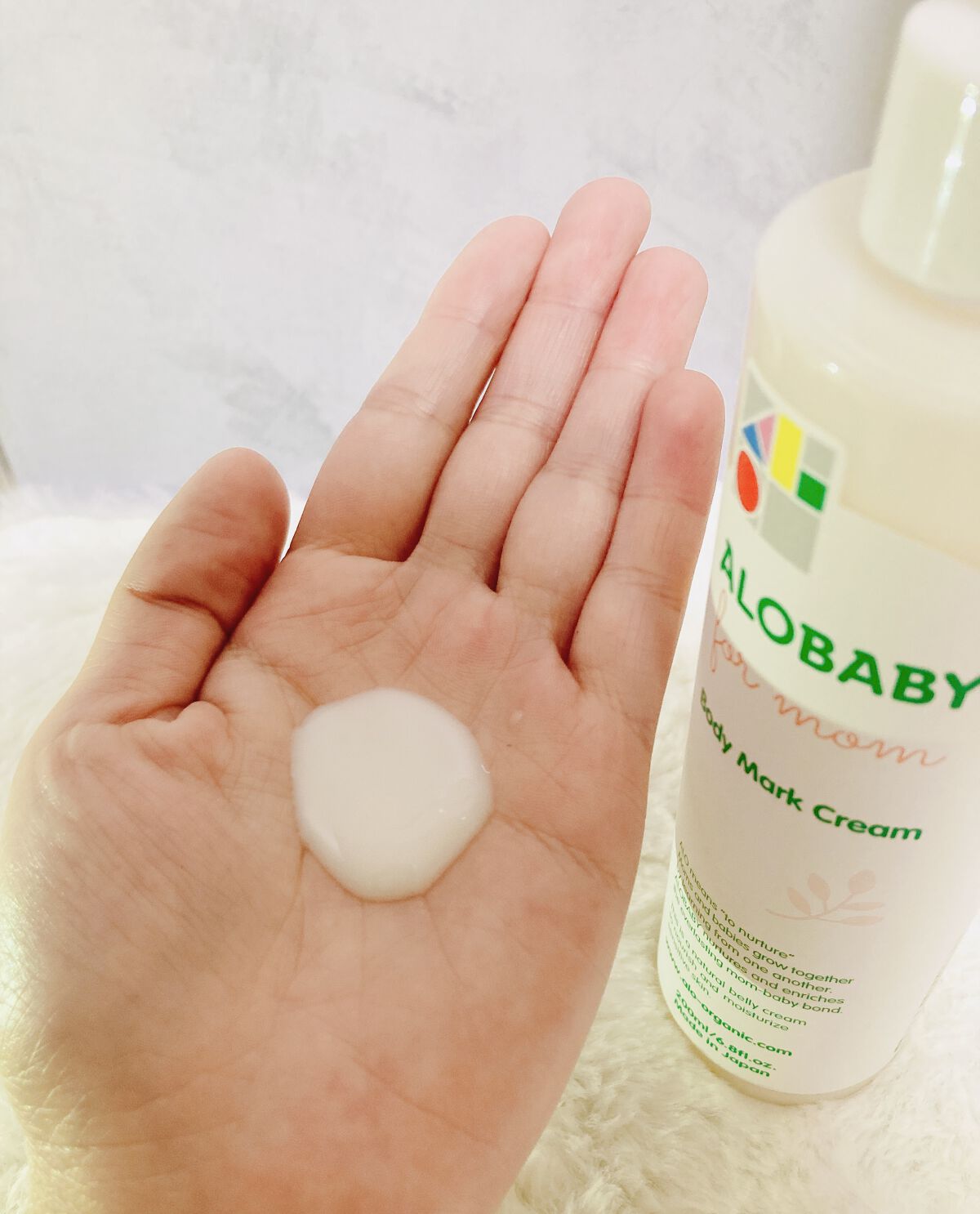 妊娠線クリーム/ALOBABY/ボディクリームを使ったクチコミ（2枚目）