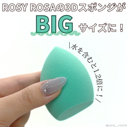 3Dスポンジ〈WET&DRY〉/ロージーローザ/パフ・スポンジを使ったクチコミ(1枚目)