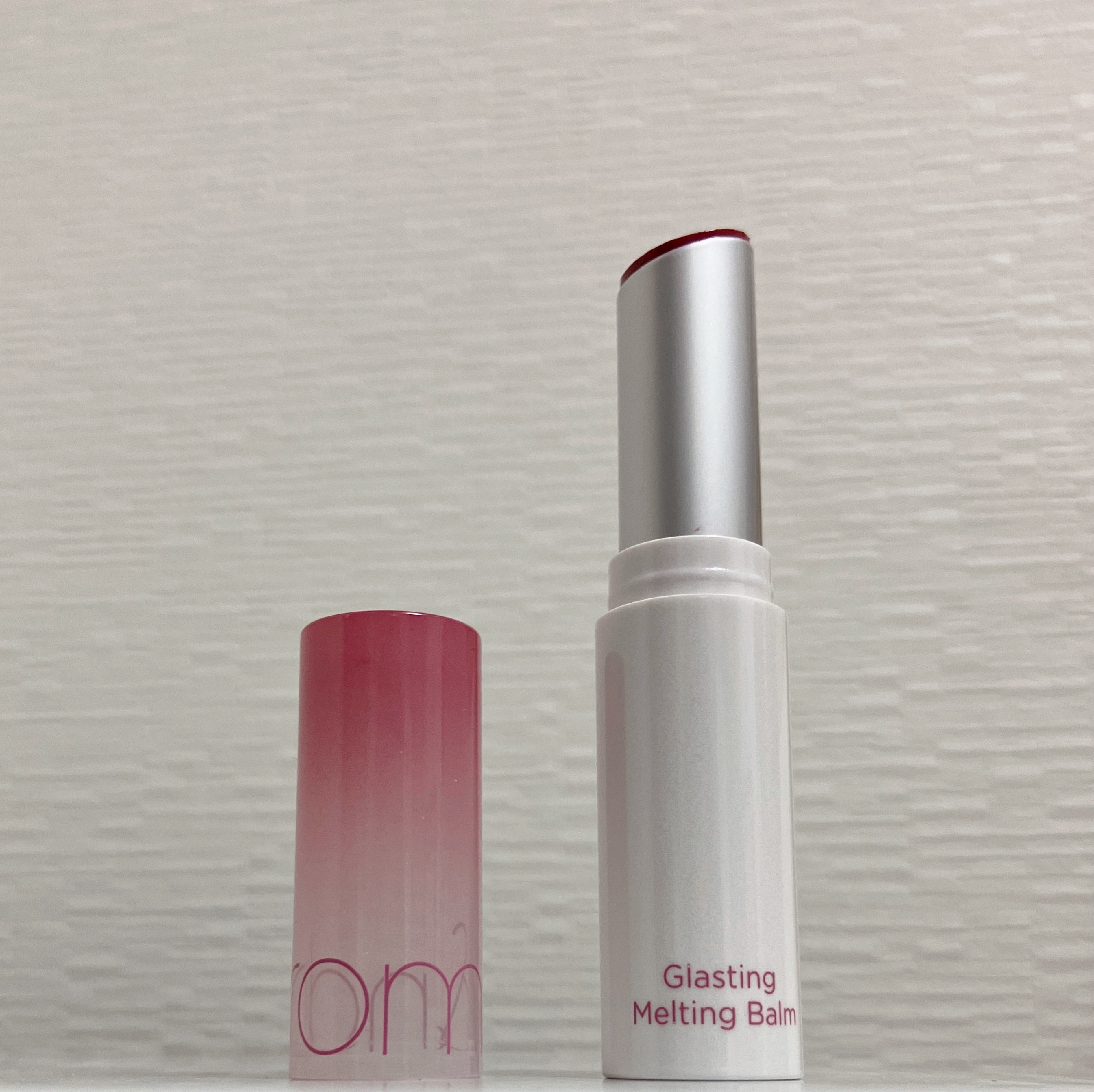 グラスティングメルティングバーム 07 モーブホイップ(Mauve Whip)/rom&nd/リップバームを使ったクチコミ（2枚目）