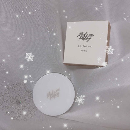 メイクミーハッピー ソリッドパフューム WHITE/キャンメイク/練り香水を使ったクチコミ(1枚目)
