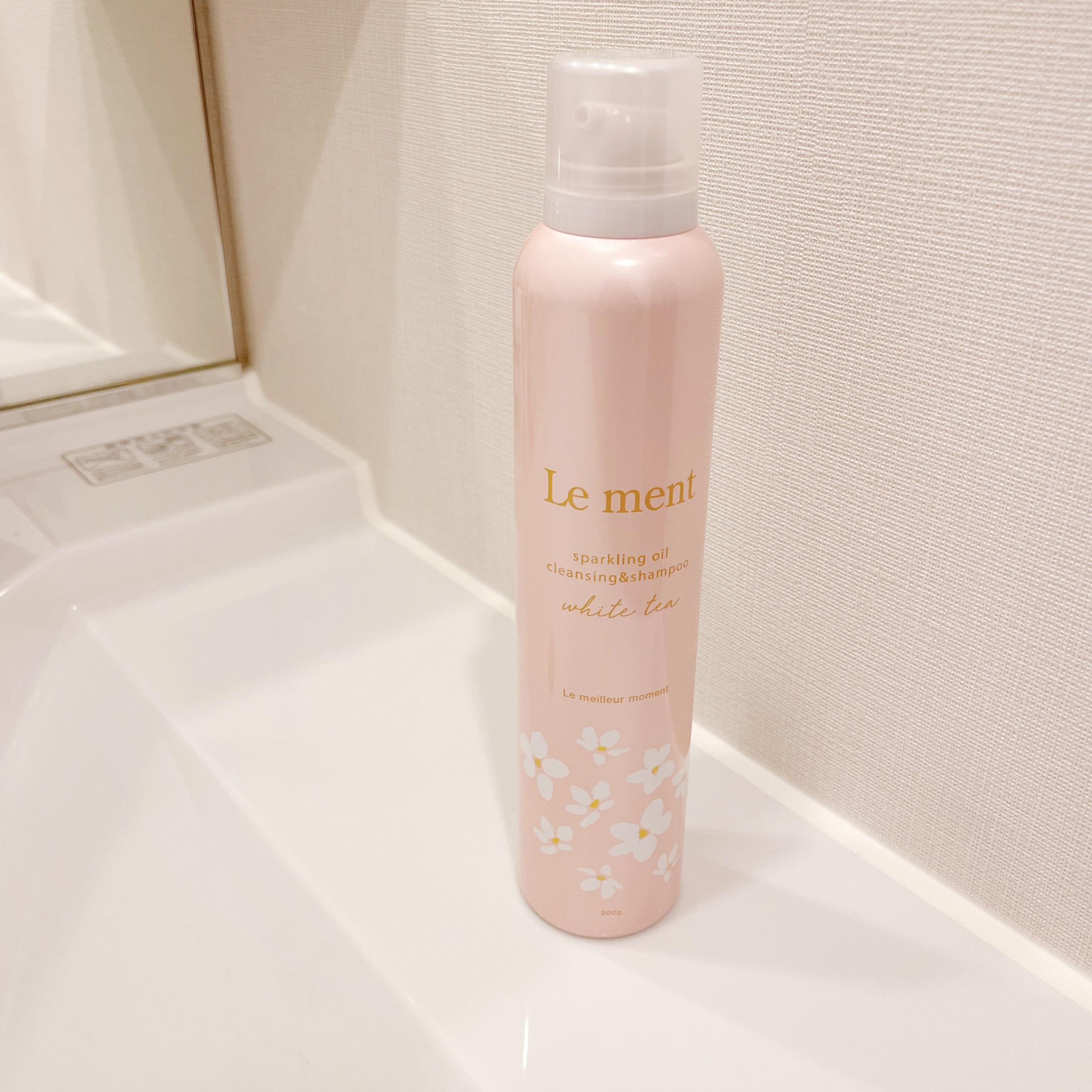 ルメント　スパークリングオイル　クレンジング&シャンプー　ホワイトティー/Le ment/市販シャンプーを使ったクチコミ（1枚目）