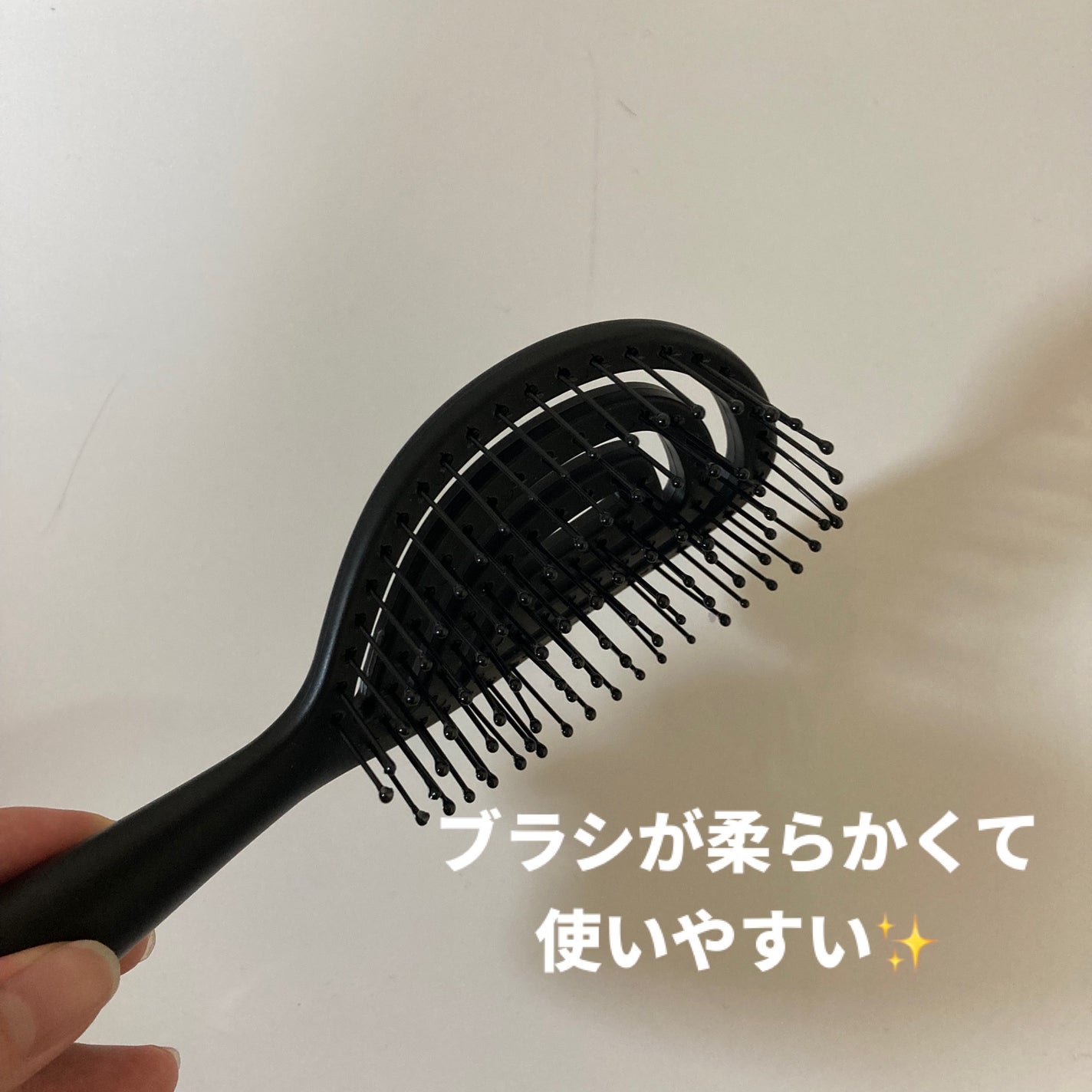 乾きやすいブローブラシ/DAISO/ヘアブラシを使ったクチコミ(2枚目)