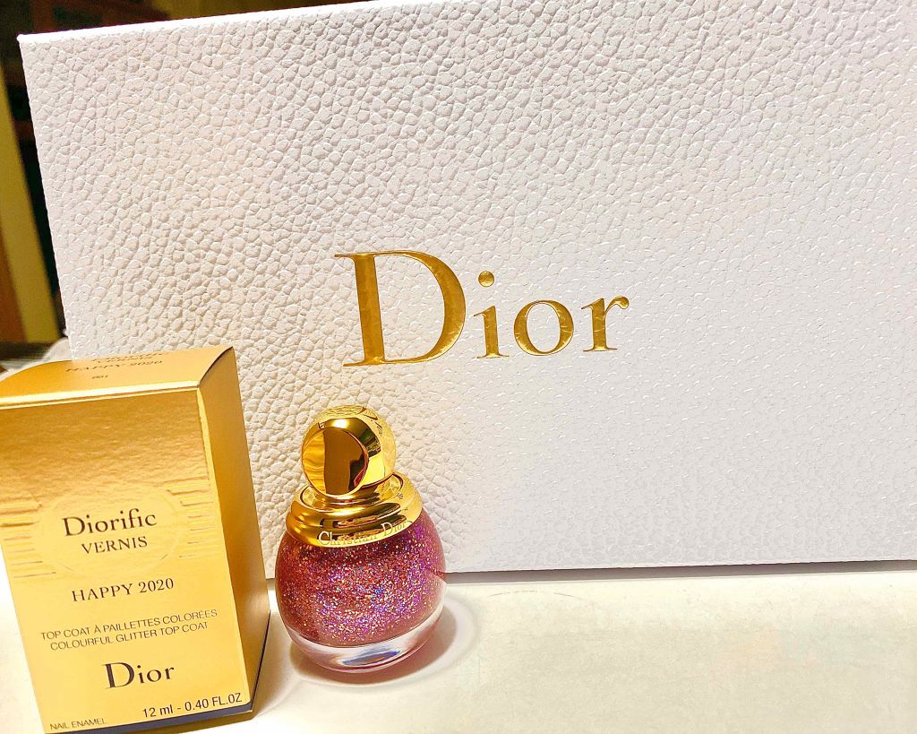 ディオリフィック グリッター トップ コート/Dior/ネイルトップコートを使ったクチコミ（1枚目）