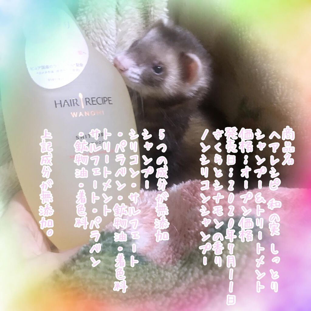 しっとり シャンプー/トリートメント/WANOMI/シャンプー・コンディショナーを使ったクチコミ(1枚目)