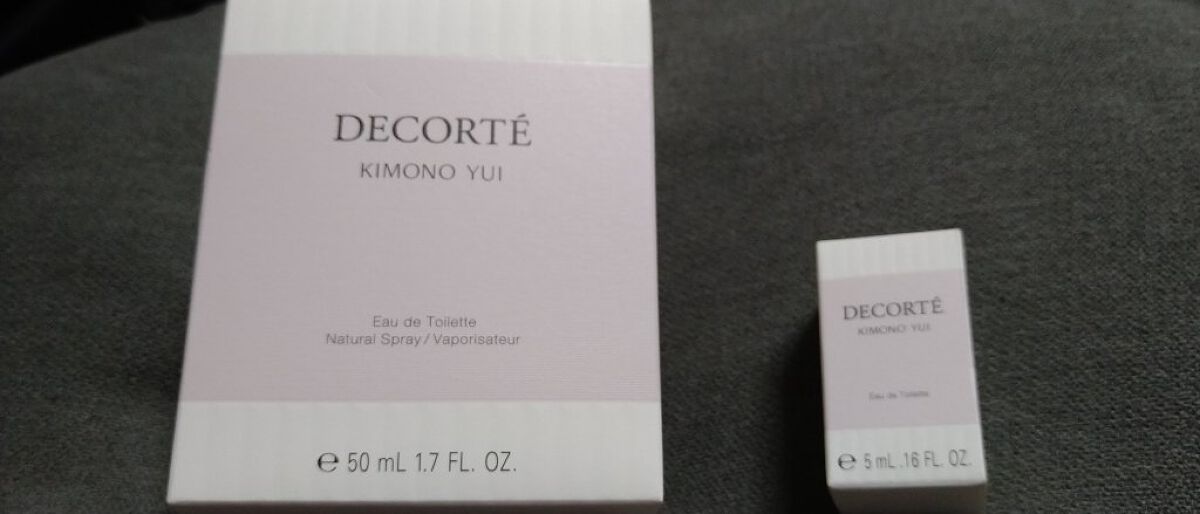 キモノ　ユイ　オードトワレ 限定ミニボトル/DECORTÉ/香水(レディース)を使ったクチコミ（1枚目）