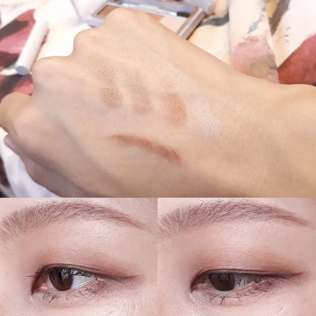 カラーエディットパウダーブロウ/excel/パウダーアイブロウを使ったクチコミ(7枚目)