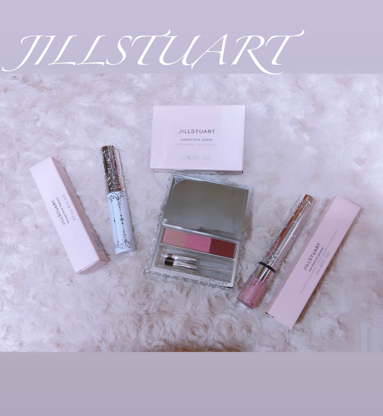 ジルスチュアート ニュアンスブロウパレット 08 pink blink shade/JILL STUART/パウダーアイブロウを使ったクチコミ（1枚目）