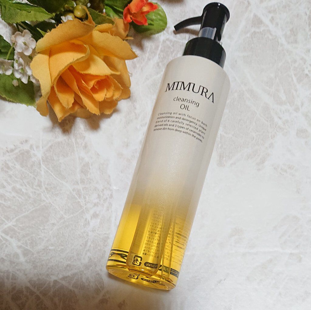 MIMURA クレンジングオイルのクチコミ「保湿と洗浄力の両方を追求したクレンジングオイルで柔らかく透明感のある肌へ。
独自の製法で毛穴の.....」（1枚目）