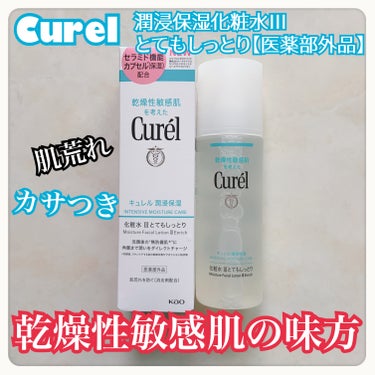 キュレル
潤浸保湿 化粧水 III とてもしっとり【医薬部外品】
本体 150ml

画像で残してあるけどとても表に出せない程肌荒れしたことがあって💦

乾燥はするから何かつけたくても普段使ってるスキン