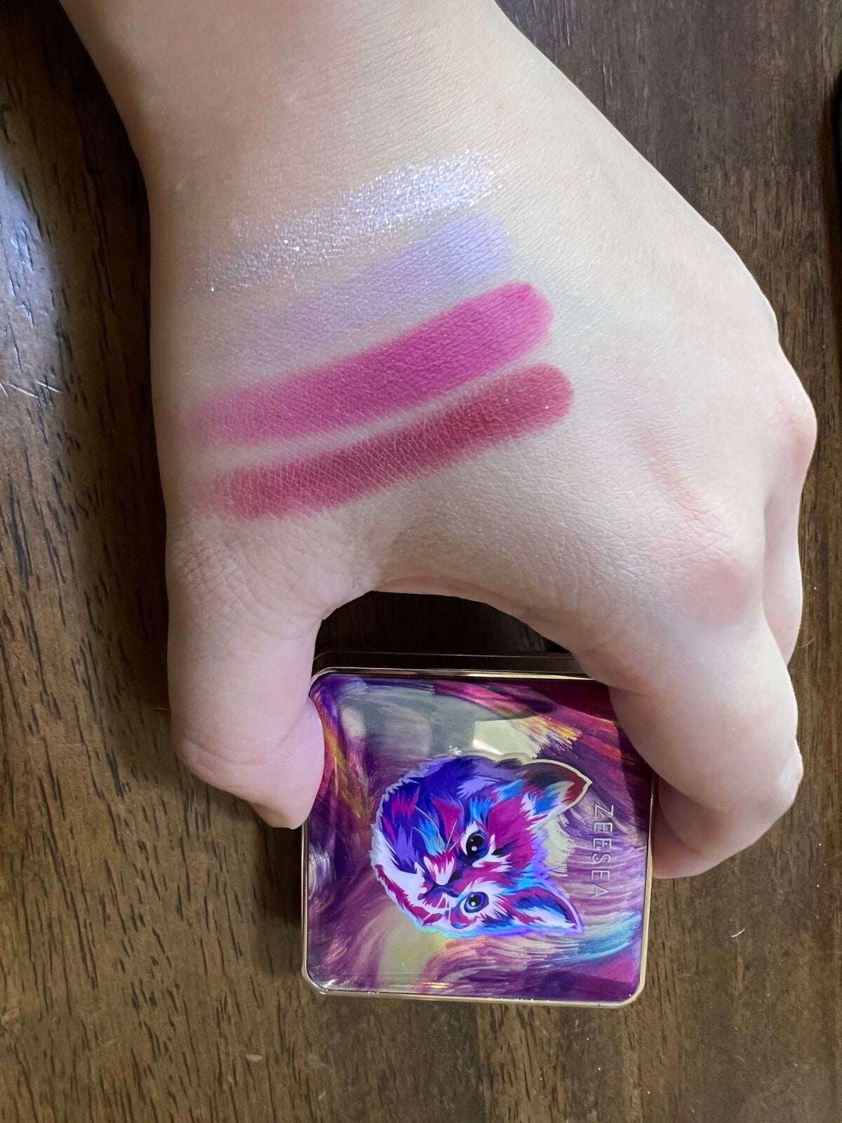 アニマルアイシャドウ(4シェード)/ZEESEA/アイシャドウパレットを使ったクチコミ(3枚目)