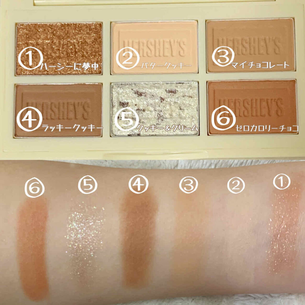 ハーシー プレイカラーアイズミニ/ETUDE/アイシャドウパレットを使ったクチコミ（2枚目）