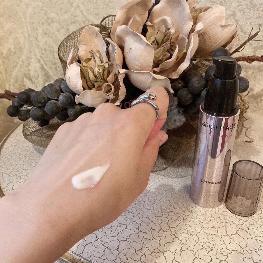 リフトホワイト パーフェクション/BRIGHTAGE/美容液を使ったクチコミ(3枚目)