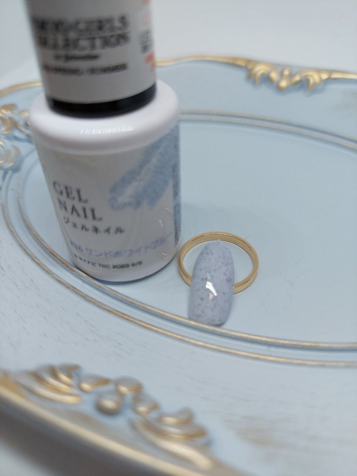 ジェルネイルDA 36 サンドホワイトブルー/IDATE/ジェルネイルを使ったクチコミ（1枚目）