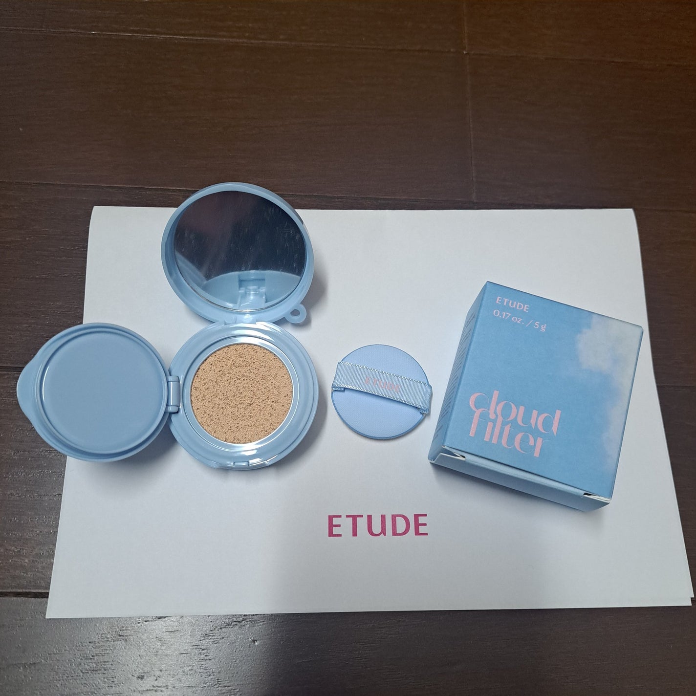 クラウドフィルタークッション/ETUDE/クッションファンデーションを使ったクチコミ(2枚目)