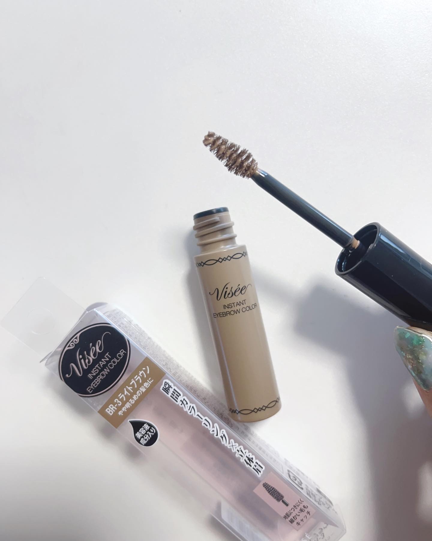 ヴィセ リシェ インスタント アイブロウ カラー/Visée/眉マスカラを使ったクチコミ（2枚目）