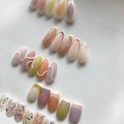 sato 🕊 self nail🫧🤍 on LIPS 「🍑🍐🍇🍊🍉𝑀𝑌𝑆𝑇𝐼𝐶𝐽𝑂.𝑛𝑒𝑤𝑠𝑢𝑚𝑚𝑒𝑟𝑐𝑜𝑙𝑜𝑟𝑠𝑎𝑟..」(3枚目)