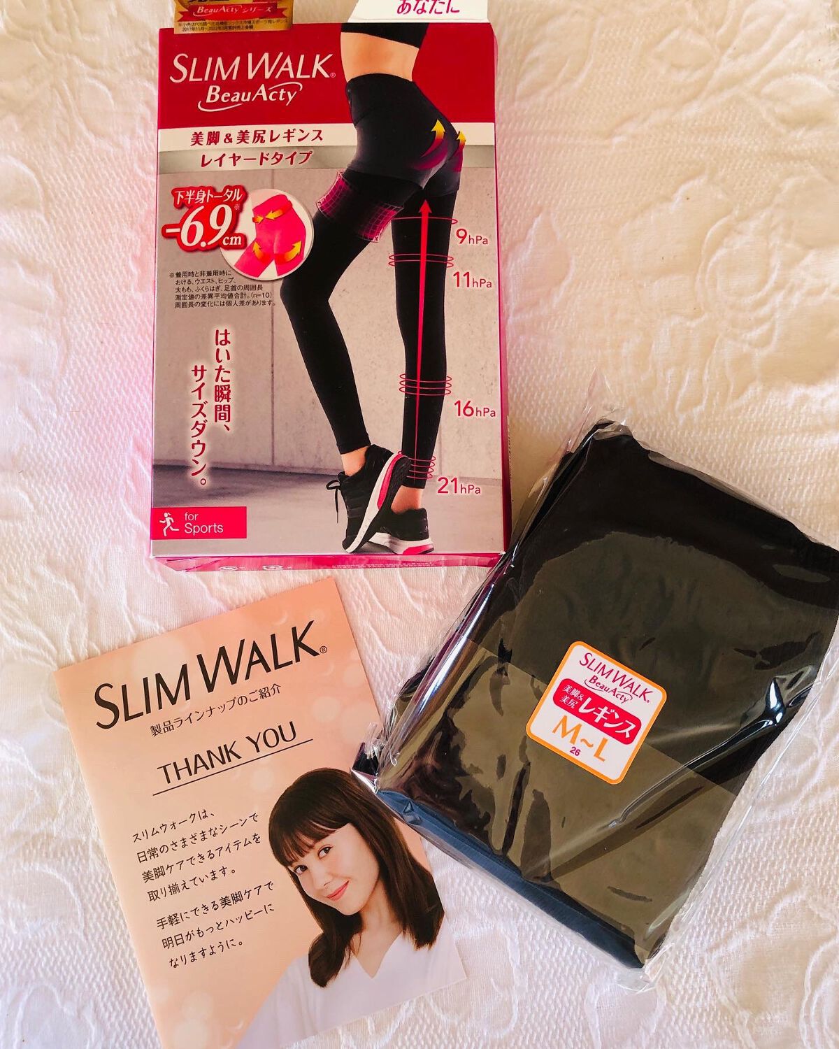 Beau-Acty 美脚＆美尻レギンス/SLIMWALK/着圧ソックス・レギンスを使ったクチコミ（1枚目）