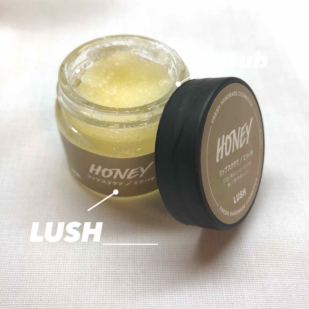 ミツバチ リップスクラブ/ラッシュ/リップスクラブを使ったクチコミ（1枚目）
