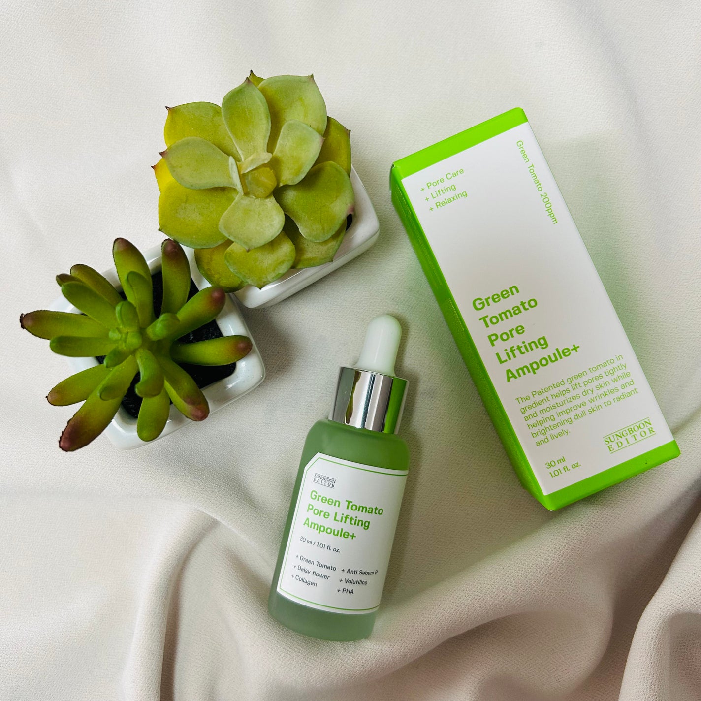 グリーントマトポアリフティングアンプル+/SUNGBOON EDITOR(成分エディター)/美容液を使ったクチコミ(1枚目)