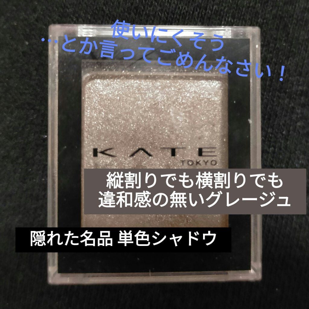 ケイト ザ アイカラー/KATE/単色アイシャドウを使ったクチコミ(1枚目)