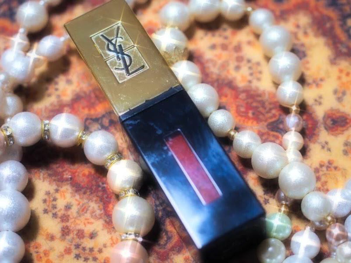 ルージュ ピュールクチュール ヴェルニ No.46 ルージュスフマート/YVES SAINT LAURENT BEAUTE/口紅を使ったクチコミ（1枚目）