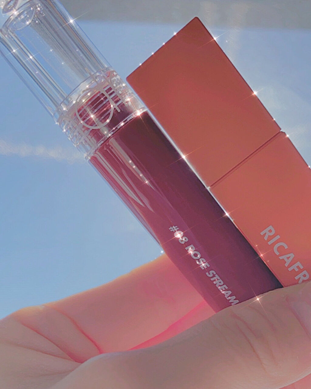 グラスティングウォーターティント/rom&nd/リップティントを使ったクチコミ（2枚目）