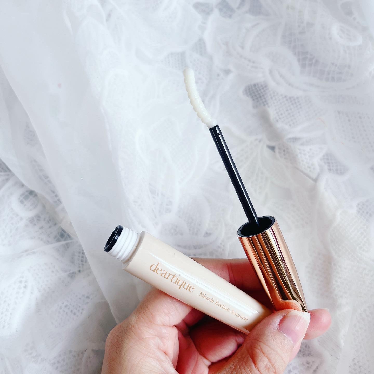 ミラクルアイラッシュアンプル/deartique/まつげ美容液を使ったクチコミ（2枚目）