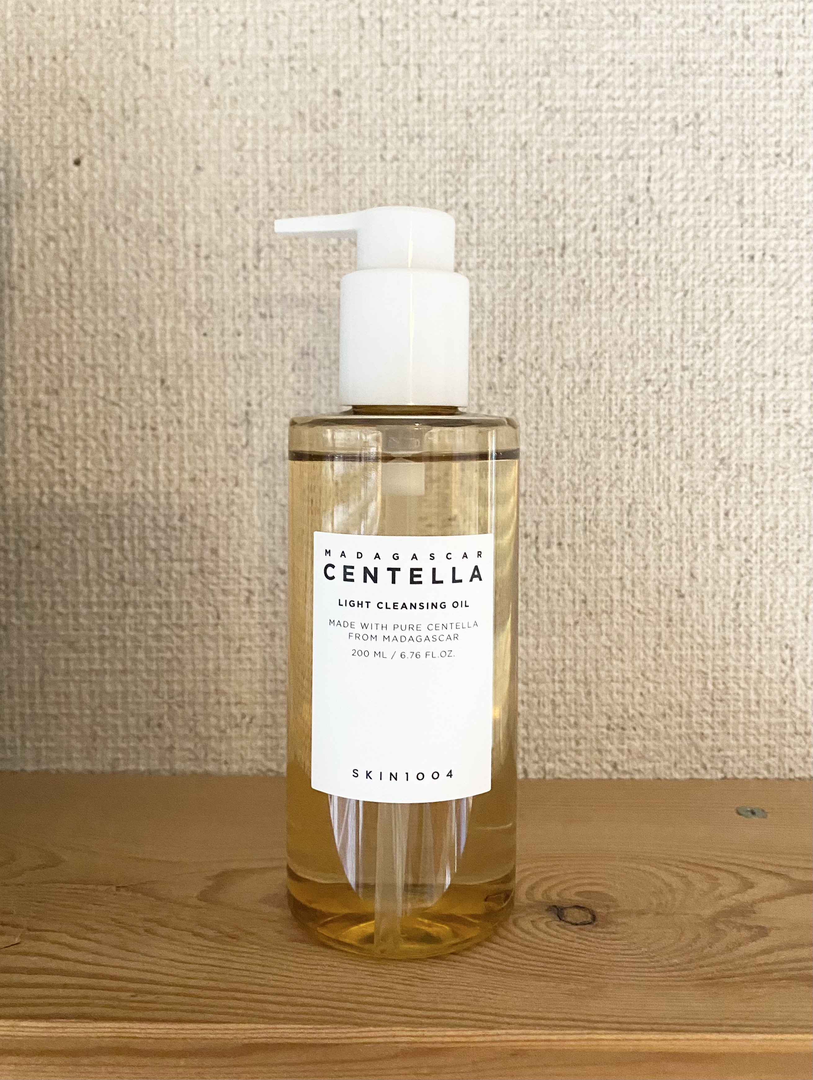 センテラ ライトクレンジングオイル/SKIN1004/オイルクレンジングを使ったクチコミ（1枚目）