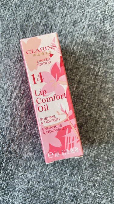 コンフォート リップオイル  14 サクラ(限定)/CLARINS/リップグロスを使ったクチコミ（3枚目）