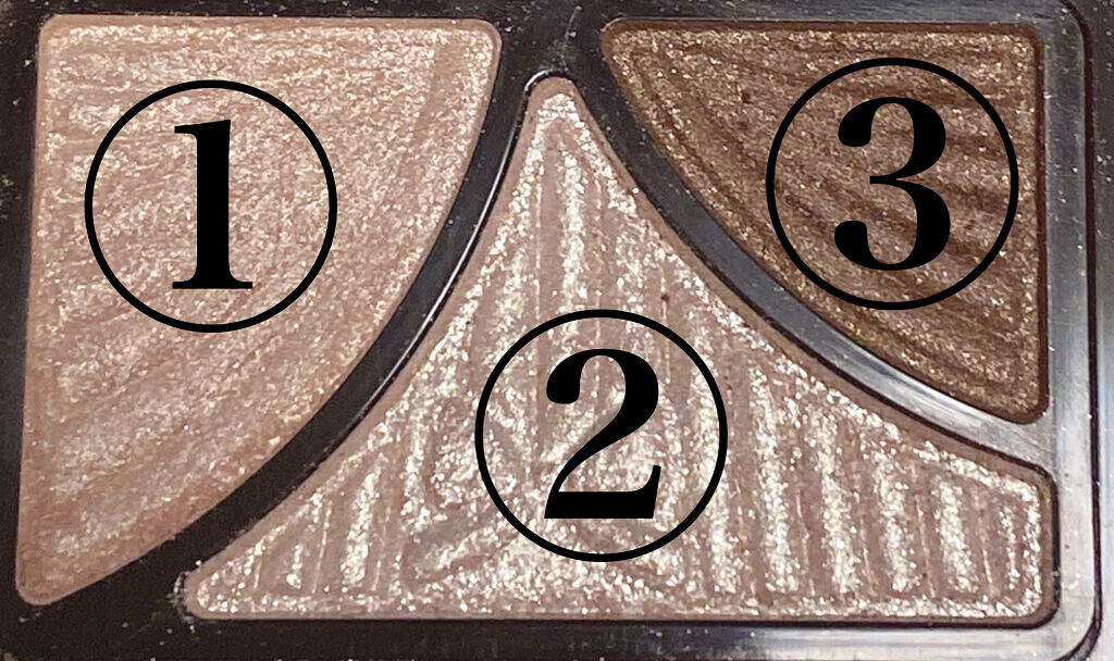 ジューシーピュアアイズ/キャンメイク/アイシャドウパレットを使ったクチコミ（2枚目）