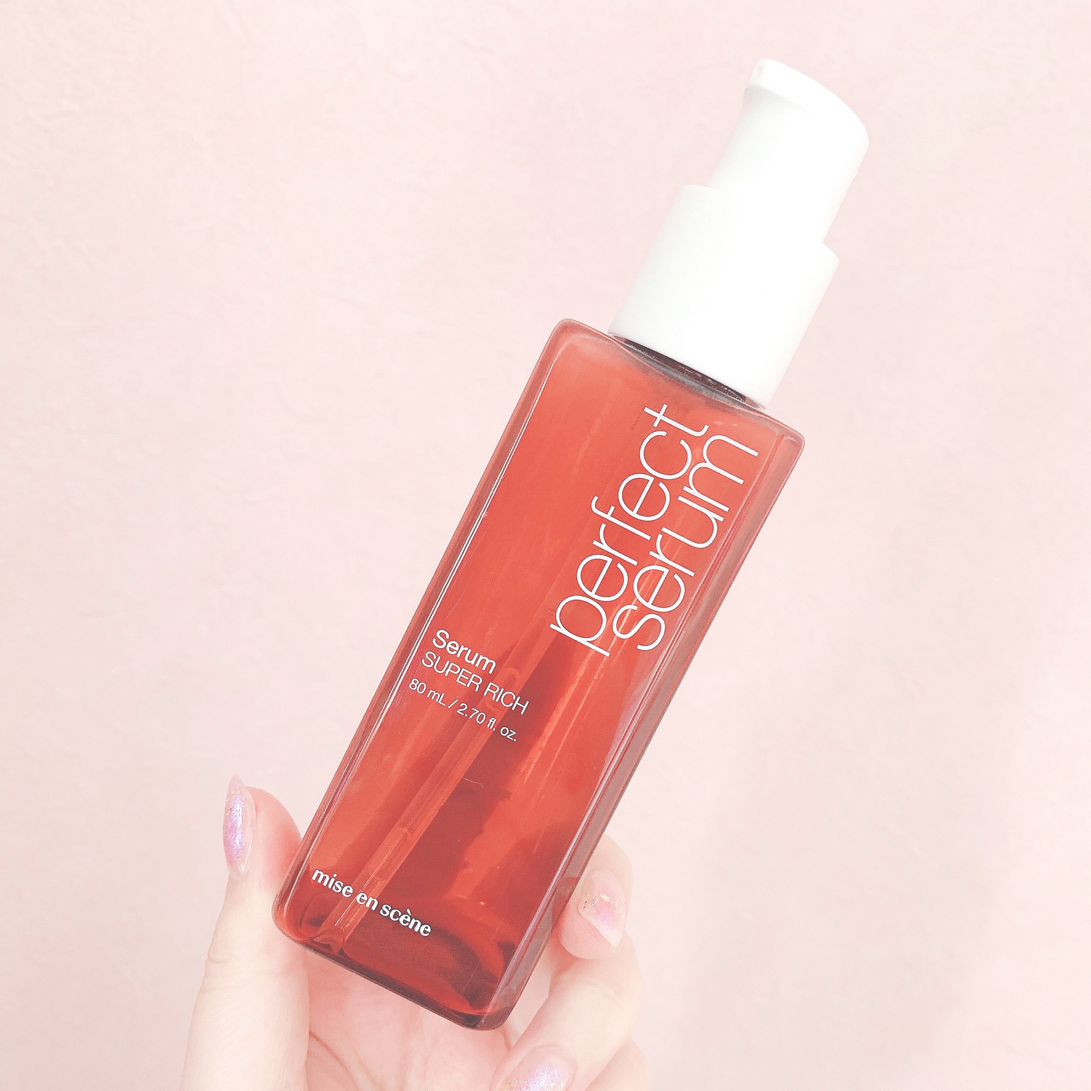 パーフェクトセラム リッチセラム/miseenscene/アウトバストリートメントを使ったクチコミ（1枚目）