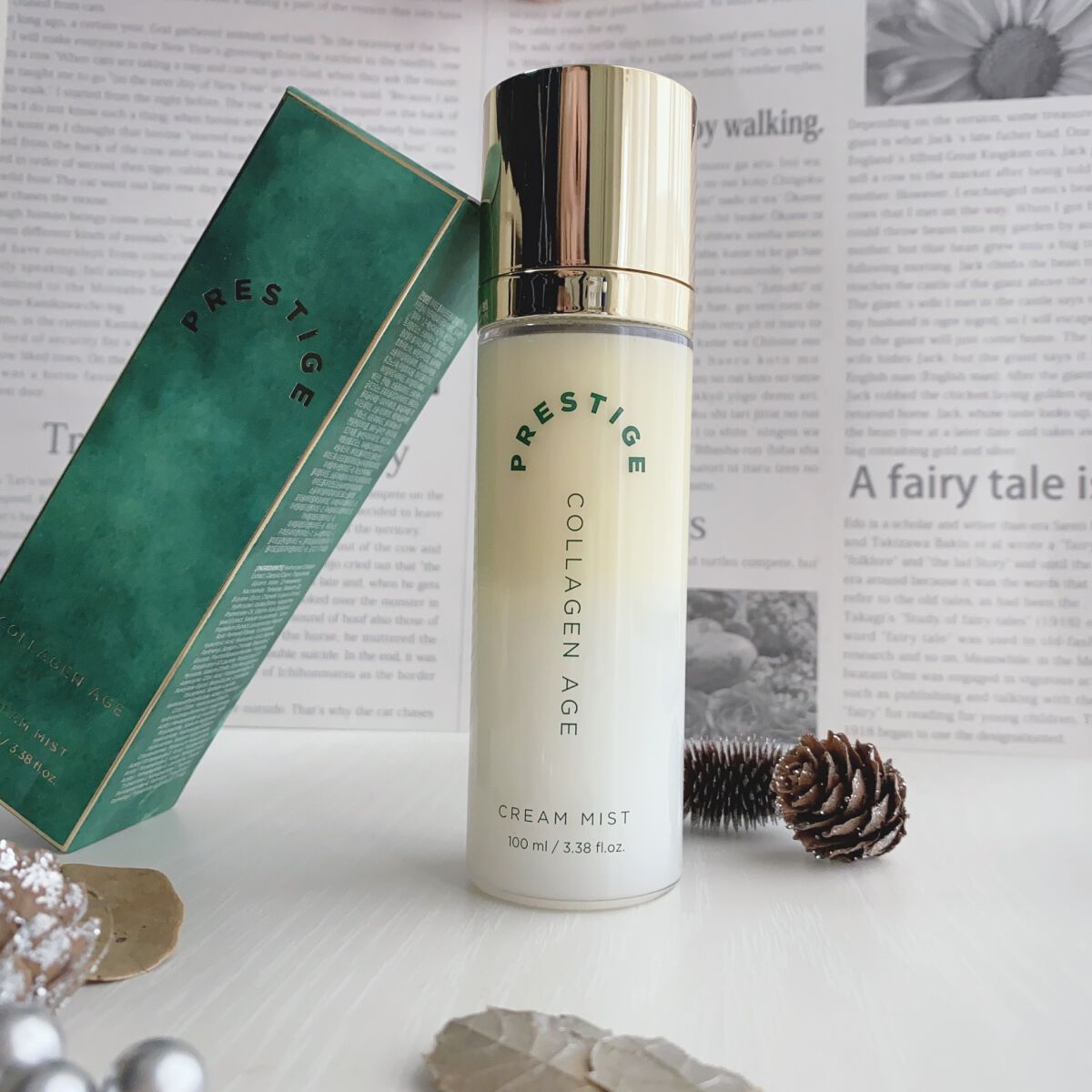 プレステージ コラーゲンエイジクリームミスト/VELY VELY/ミスト状化粧水を使ったクチコミ（1枚目）