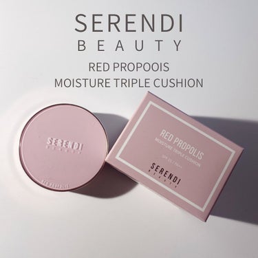 SERENDI BEAUTY RED PROPOLIS MOISTURE TRIPLE CUSHIONのクチコミ「𝐒𝐄𝐑𝐄𝐍𝐃𝐈 𝐁𝐄𝐀𝐔𝐓𝐘
レッドプロポリスモイスチャートリプルクッション
￣￣￣￣￣￣￣￣.....」（1枚目）