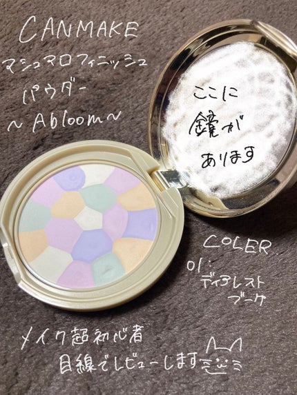 マシュマロフィニッシュパウダー ~Abloom~/キャンメイク/プレストパウダーを使ったクチコミ(1枚目)